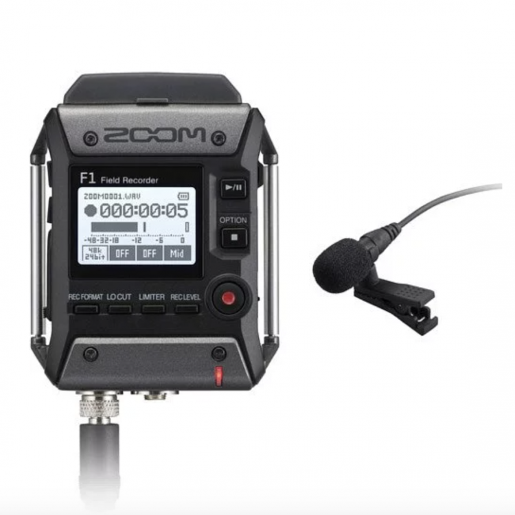 Zoom - F1-LP 領夾式麥克風 錄音機